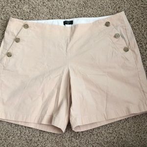 J Crew button waist shorts, sz 12